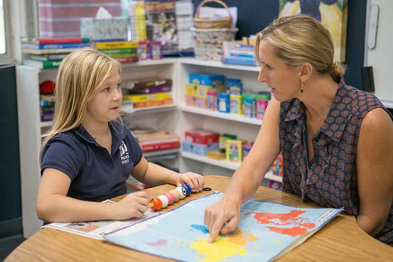 Student with Speech Teacher