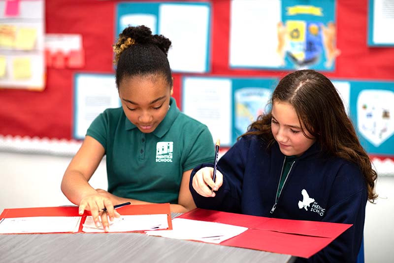 Students Writing